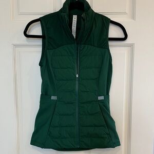 Lululemon Athletica Dark Green Puffer Vest